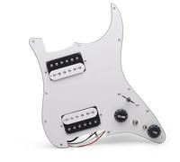 Pickup per battipenna per chitarra elettrica Gruppo Pannello Doppio Pickup Per Chitarra Elettrica ST Con Interruttore Singolo Pickup Indipendente Interruttore A Tre Posizioni HH (Color : 2)