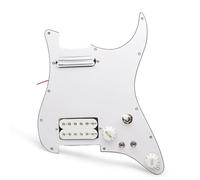 Pickup Per Battipenna Per Chitarra Elettrica Il Gruppo Piastra Di Protezione Per Pickup Per Chitarra Elettrica Alnico È Adatto Per Pickup Magnetici HH(White)