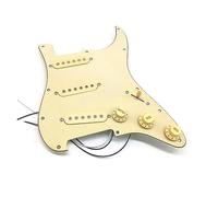 Pickup Per Battipenna Per Chitarra Elettrica Loaded Prewired ScratchPlate Assembly SSS Giallo