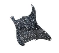 Pickup per battipenna per chitarra elettrica Parti 2 Pannelli Pannello Singolo Circuito Pickup Interruttore A 5 Posizioni Completo Se(Color:Bk)