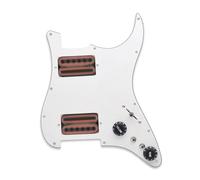 Pickup per battipenna per chitarra elettrica Parti Battipenna Per Chitarra Elettrica HH-Coil Splitting A Due Lame/uscita Stile Vite Esagonale-7,5K/15K Scratchplate(Color:27)