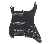 Pickup per battipenna per chitarra elettrica Parti SSH Battipenna Per Chitarra Cablaggio Caricato Interruttore Di Silenzio Precablato Chitarra Elettrica ST Pickup A Doppia Bobina Nero (Color : 3)