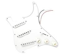 Pickup per battipenna per chitarra elettrica Parti ST/SQ Battipenna Singolo Per Chitarra Elettrica Coperchio Anteriore Gruppo Circuito Circuito Pickup Pannello Chitarra Bianco P(Color:W)