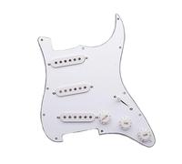 Pickup Per Battipenna Per Chitarra Elettrica Single Coil Caricati Accessori Per Chitarra SSS A 11 Fori Precablati (Color : White 2)