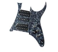 pickup per battipenna pre-cablato Aggiornamento Precablato HSH Battipenna Caricato Nero Alnico V Pickup Set Interruttore Multifunzione A 7 Vie Per Chitarra Elettrica(3/4)