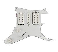 pickup per battipenna pre-cablato Circuito Battipenna Per Chitarra Elettrica Set Completo Di Pickup HSH Doppi Singoli E Doppi A Tre Strati Bianchi E Neri(W)