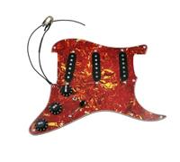 Pickup Per Battipenna Pre-cablato Pickup A Bobina Singola SSS Ainico 5 | Set Di Battipenna Precablato Caricato Multifunzione Per Parti Di Chitarra Elettrica(Red)