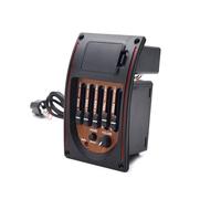 Pickup Per Buca Di Chitarra Acustica Chitarra Acustica Con Pickup A Cinque Bande Equalizzatore Top In Legno Piezoelettrico Nero
