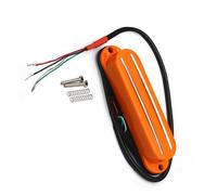 Pickup Per Buca Di Chitarra Acustica Chitarra Acustica Elettrica Con Doppio Pickup Single Coil Magnete E Accessori Colorati(Orange)