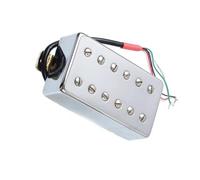 pickup per chitarra 1/2 PzPickup Humbucker A Doppia Bobina A 12 Fori Per Chitarra Elettrica Argento (Color : Neck Pickup 50MM)