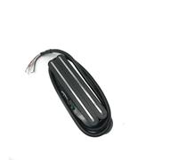 pickup per chitarra 1 Pz Pickup Per Chitarra A 4 Fili Per Pickup Per Chitarra Elettrica Dual Hot Rail Single Coil Humbucker Guitar Aceessaries (Color : Black silver)