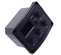 Pickup per Chitarra 3 Band Ukulele Guitar Preamp Pickup Mini Guitar EQ Equalize Piezo Pickup Con Tuner