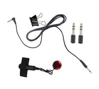 Pickup per chitarra, 6,35 mm, piezo, stabile, adesivo, per microfono, chitarra, basso, violino, banjo, mandolino, ukulele