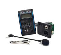 Pickup per Chitarra 6pcs 5 Bande per Equalizzatore EQ Preamplificatore per Chitarra Acustica con Sintonizzatore Digitale Sostituzione del Pickup per Chitarra Acustica (Color : 02)