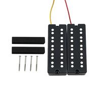 Pickup Per Chitarra A Basso Elettrico Aperto 5 Corde A Doppia Bobina Per Basso Magnete In Ceramica Stili Musica Doppia Set Accessori Chitarra