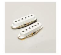 Pickup Per Chitarra A Doppia Bobina Avvolti A Mano Parti Per Chitarra Con Piastra Inferiore Grigia Per Chitarra Elettrica Pickup-Set Chitarra Elettrica(A Set of White)