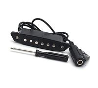 Pickup Per Chitarra A Sei Corde Con Foro Libero Pickup Per Chitarra Acustica Da 40 Pollici Pickup Per Foro Sonoro Nero Opaco Accessori per chitarra acustica