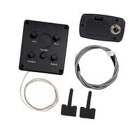Pickup per Chitarra Acoustic 2-Band EQ Equalizer Treble E Bass Guitar Piezo Pickup Preamp Tuner System Con Display LCD