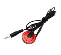 Pickup Per Chitarra Acustica 10 Pezzi Clip Custodia Rossa Pickup Per Chitarra Contatto Piezoelettrico Pickup Per Microfono Con Uscita Jack Mono Da 3,5