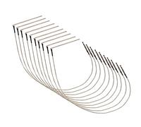 pickup per chitarra acustica 10pcs Morbida Chitarra Acustica Preamplificatore Ponte Sella Piezo Trasduttori Sotto Asta Di Raccolta 70mm Aste Di Rame