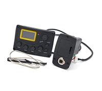 pickup per chitarra acustica 12 Set 4 Band EQ Equalizer Chitarra Acustica Bass EQ Preamp Pickup Per Chitarra (Color : 01)