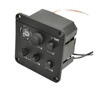 Pickup Per Chitarra Acustica 4 Pezzi Un Sacco 301 4 Bande Pickup Per Chitarra Acustica Con Accordatore Microfono Miscela Preamplificatore EQ Beat Board Con Piezo Morbido(D)