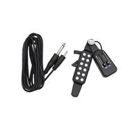 Pickup Per Chitarra Acustica A 12 Fori Cavo Audio Per Controller Trasduttore Magnetico Audio Accessori Per Pickup Per Chitarra Professionale (Color : Silver)