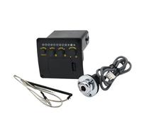 Pickup Per Chitarra Acustica A 2 Bande Con Equalizzatore Per La Riduzione Del Rumore A Porta Aperta Conversione Beater Box Pezzi di ricambio per pickup per chitarra acustica(2)