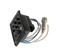 Pickup Per Chitarra Acustica A 2 Bande Con Equalizzatore Per La Riduzione Del Rumore A Porta Aperta Conversione Beater Box Pezzi di ricambio per pickup per chitarra acustica(301)