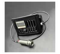 Pickup Per Chitarra Acustica A 3 Bande Da 5 Pezzi Con Sistema EQ Sintonizzatore Scheda Microfono Equalizzatore Per Chitarra In Legno Con Sistema Cromatico LCD Pezzi di ricambio per pickup per chitarra