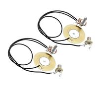 Pickup Per Chitarra Acustica Amplificatore Precablato Con Trasduttore Piezoelettrico Per Pickup Per Chitarra Da 2 Pezzi 50 Mm Con Jack Di Uscita Da 6,35 Mm