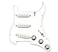 Pickup per Chitarra Acustica, Battipenna Precablato Chrome Precablato 1 strato 11 fori SSS Battipenna a specchio for chitarra