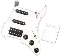 Pickup per Chitarra Acustica, Chitarra elettrica Silver Mirror Battipenna di caricamento precablato con set di pickup e piastra posteriore Parti di ricambio for chitarra