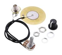 Pickup per chitarra acustica con uscita da 6,35 mm per chitarra piezoelettrica pickup preamplificatore sintonizzatore di ricambio trasduttore piezo