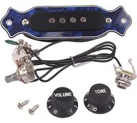 Pickup per Chitarra Acustica, Controllo del volume del tono del pickup della chitarra for l'accessorio Ukulele Hawaii Uku Pickup for chitarra elettrica