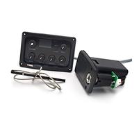 Pickup per Chitarra Acustica Digital 5 Band EQ Chitarra Acustica Elettrica Pickup Pickup Preamplificatore E Sintonizzatore con Display LCD
