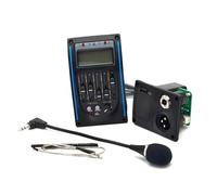Pickup Per Chitarra Acustica Equalizzatore EQ A 5 Bande Preamplificatore Per Chitarra Sintonizzatore Pickup Piezoelettrico Con Materiale Elettronico In Plastica Pezzi di ricambio per pickup per chitar
