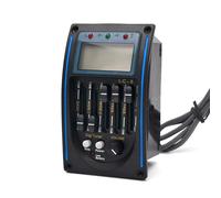 Pickup per chitarra acustica, equazione a 5 bande, equalizzatori preamplificatori, sintonizzatore, pickup piezo, adatto per migliorare le prestazioni sonore