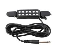 Pickup Per Chitarra Acustica Folk Pickup Per Chitarra Elettrica Trasduttore Amplificatore Sistema Di Accordatura Per Chitarra Senza Foratura Pickup professionale per chitarra acustica(Silver)