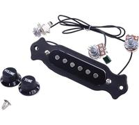 Pickup per chitarra acustica folk single coil con pentole rame caldo tono ricco facile installazione soundhole eccellente riproduzione del suono dimensioni discrete discrete per chitarre