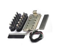 Pickup Per Chitarra Acustica Kit Di Pickup Fai Da Te Con Piastra Di Base In Lega Di Rame E Nichel A Doppia Bobina Montaggio/poli Regolabili Cavo A 4conduttori(3)