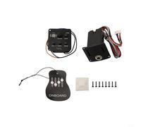 Pickup per chitarra acustica nera e sistema di preamplificazione con sintonizzatore LED integrato Eq controlli per una migliore qualità del tono uso live stage