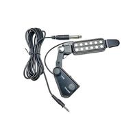 Pickup Per Chitarra Acustica Pickup Per Foro Acustico Per Chitarra Acustica A 12 Fori Trasduttore Magnetico Con Regolatore Di Tono E Volume Cavo Audio(Chrome)