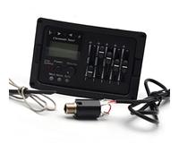 pickup per chitarra acustica Preamplificatore Per Chitarra Acustica A 5 Bande EQ Equalizzatore Amplificatore Per Chitarra Acustica Digital Blend Tuner Piezo Pickup (Color : 02)