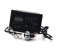 pickup per chitarra acustica Preamplificatore Per Chitarra Acustica A 5 Bande EQ Equalizzatore Amplificatore Per Chitarra Acustica Digital Blend Tuner Piezo Pickup (Color : 01)