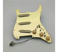 Pickup per Chitarra Acustica, Prewired Pickguard Golden Mirror Pickup, Full Load Pickup, Hummer Pickup, Multi-function Push-pull Single Cut Switch