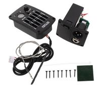 Pickup per Chitarra Acustica se Modello a Cinque Bande Accordatore | Controlli Intuitivi, Installazione Semplice, Uscita Plug And Play, Nero, per Concerti e Prove Personali