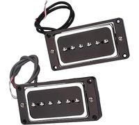 Pickup per Chitarra Acustica, Set di pickup al manico e al ponte Alnico 5 a carica manuale for parti di chitarra elettrica Sostituzione di parti di chitarra elettrica