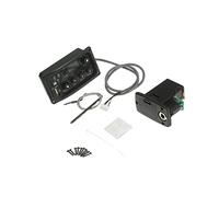 Pickup per Chitarra Acustica Sistema di Equalizzazione EQ A 3 Bande Preamplificatore per Chitarra Acustica EQ Equalizzatore Piezo Pickup Amplificatore Sintonizzatore LCD