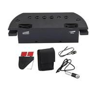 Pickup Per Chitarra Acustica T-903 Pickup Attivo Per Chitarra Acustica Con Foro Sonoro Microfono Magnetico Doppio Pickup Eccellente Risposta Ai Bassi E Ai Medi Nero